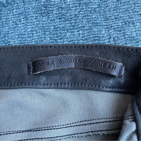 Rag & Bone 100% lamb leather skinny pants - Picture 4 of 8